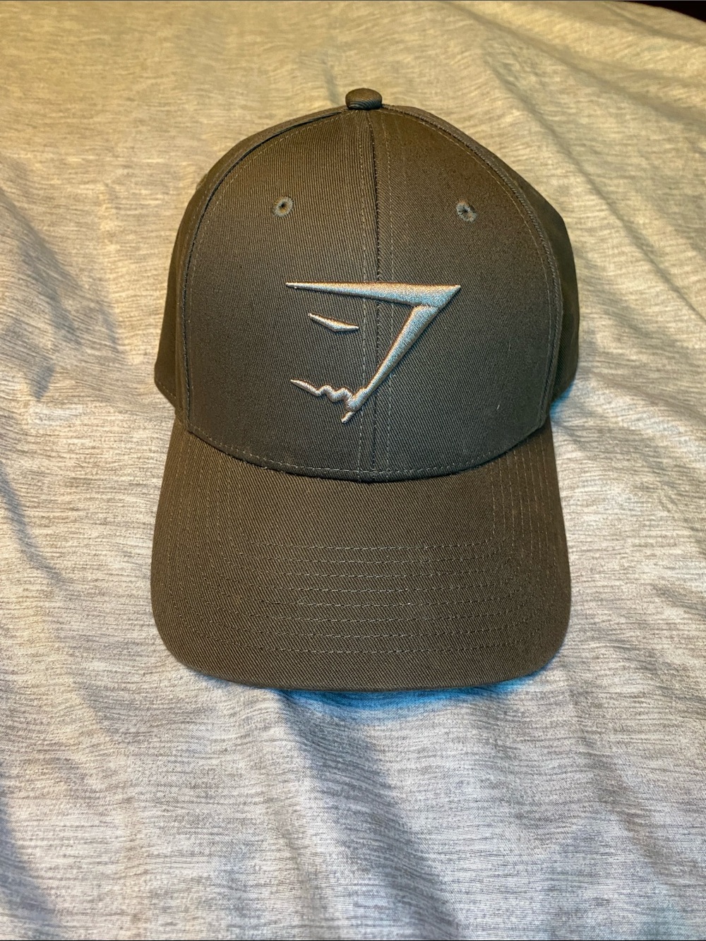 Gymshark Hat Gray Adjustable Baseball Hat Cap Unisex Gym Shark
